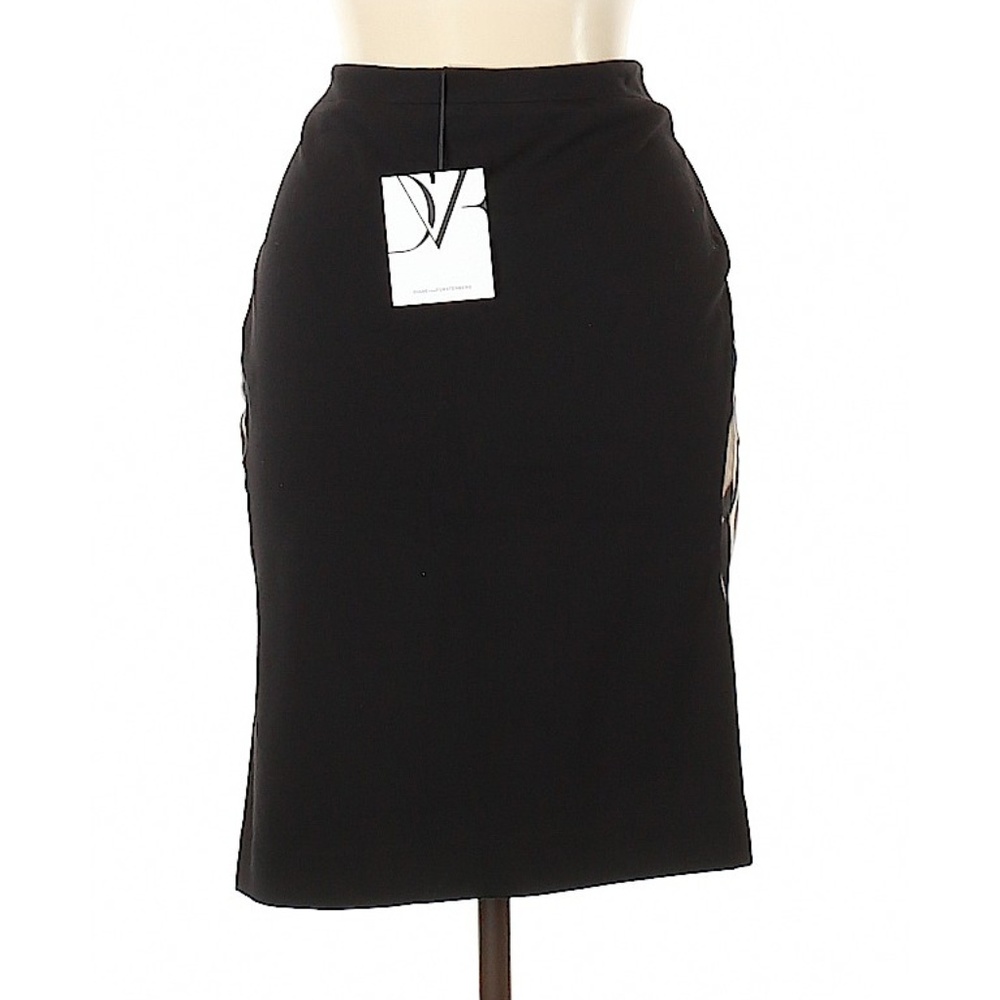 NWT DVF leopard print pencil skirt, size 6 - Picture 2 of 8